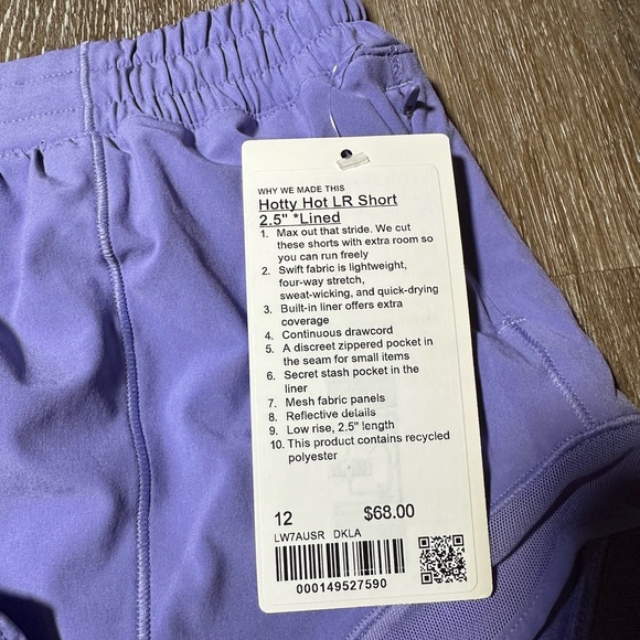 Lululemon Hotty Hot Low Rise Lined Short 2.5” - Picture 4 of 4